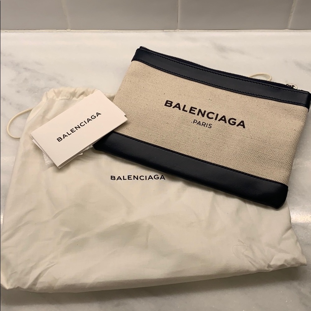 Brand new Balenciaga zipper pouch